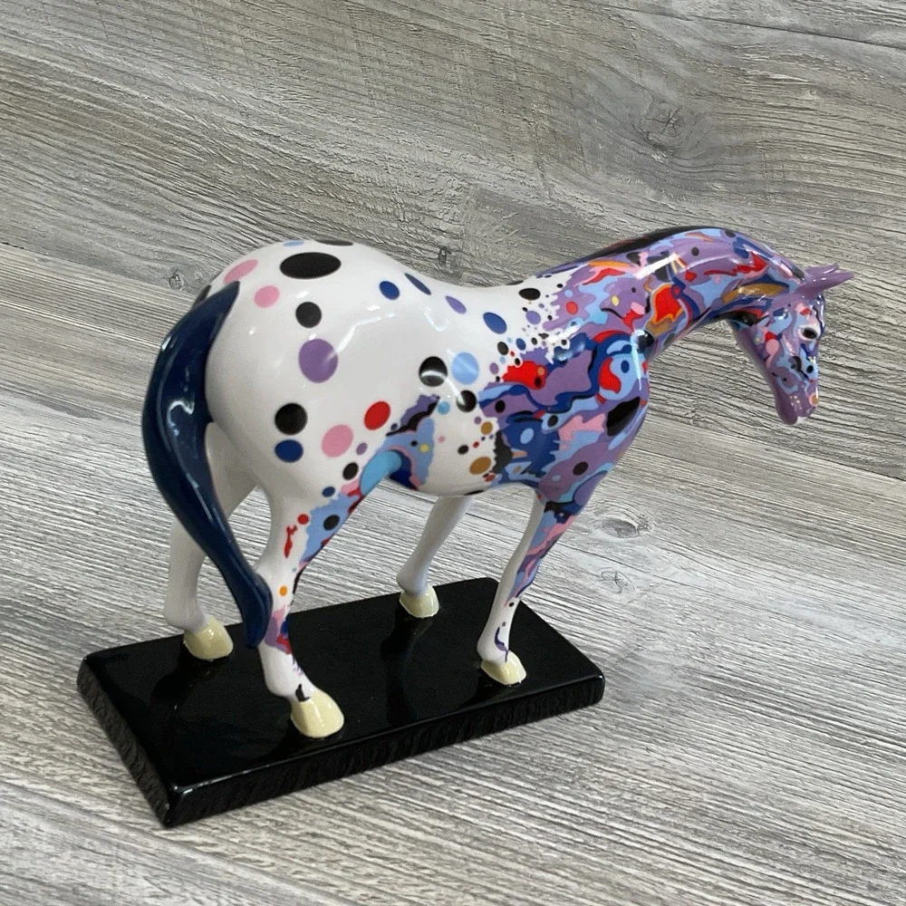 Trail of Painted Ponies Mosaic Appaloosa Pony 1E/6080 w/ Box 2003
